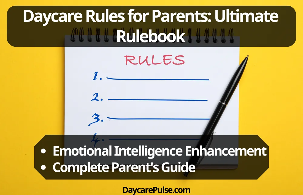 Discover essential daycare rules for parents, fostering emotional intelligence &#x26; safe environments for kids.