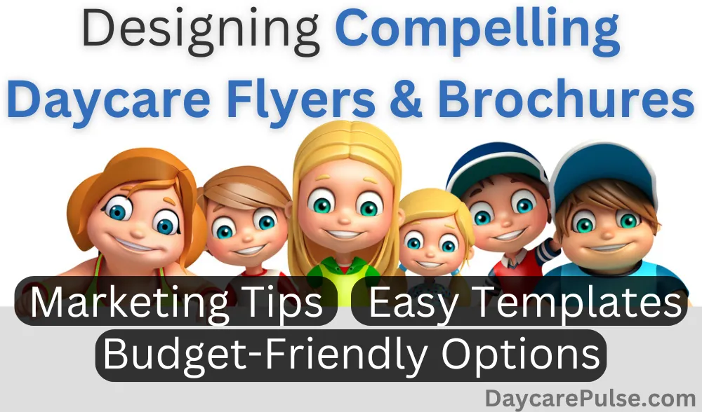 Capture parents’ interest with daycare flyers &#x26; brochures focused on trust, convenience, connection, learning, and a polished look.
